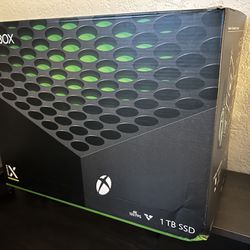 Xbox Series X With Controllers And Battery Pack Included