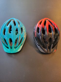 2 Youth/Kids Size Giro Raze Bicycle Or Scooter Helmets