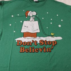 Snoopy Christmas T-shirt Mens Size 2XL