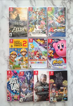 Nintendo Switch Games Mario, Pokemon and more READ DESCRIPTION