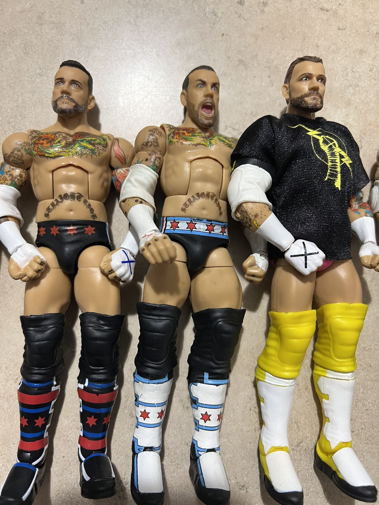 Cm Punk Action Figures