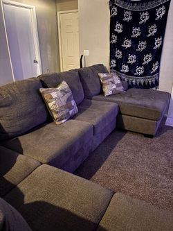 3 piece U shaped sectional with chaise