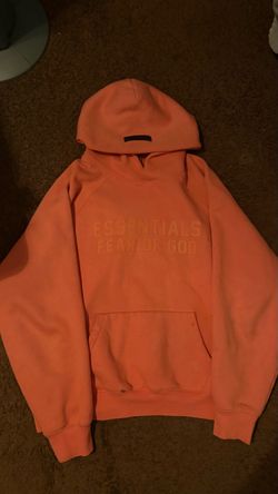 coral essential hoodie