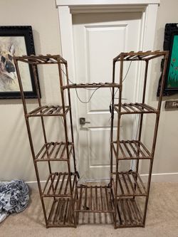 12  (62” tall) Tier Plant Stand with LED Full Spectrum Grow Lights