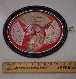 4 vintage doll fans celluloid