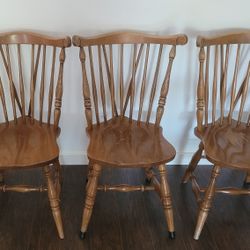 4 Vintage Ethan Allen Chairs