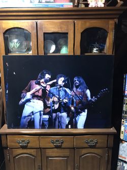 George Harrison And Bob Dylan 38 X 26: Photo Poster On Posterboard