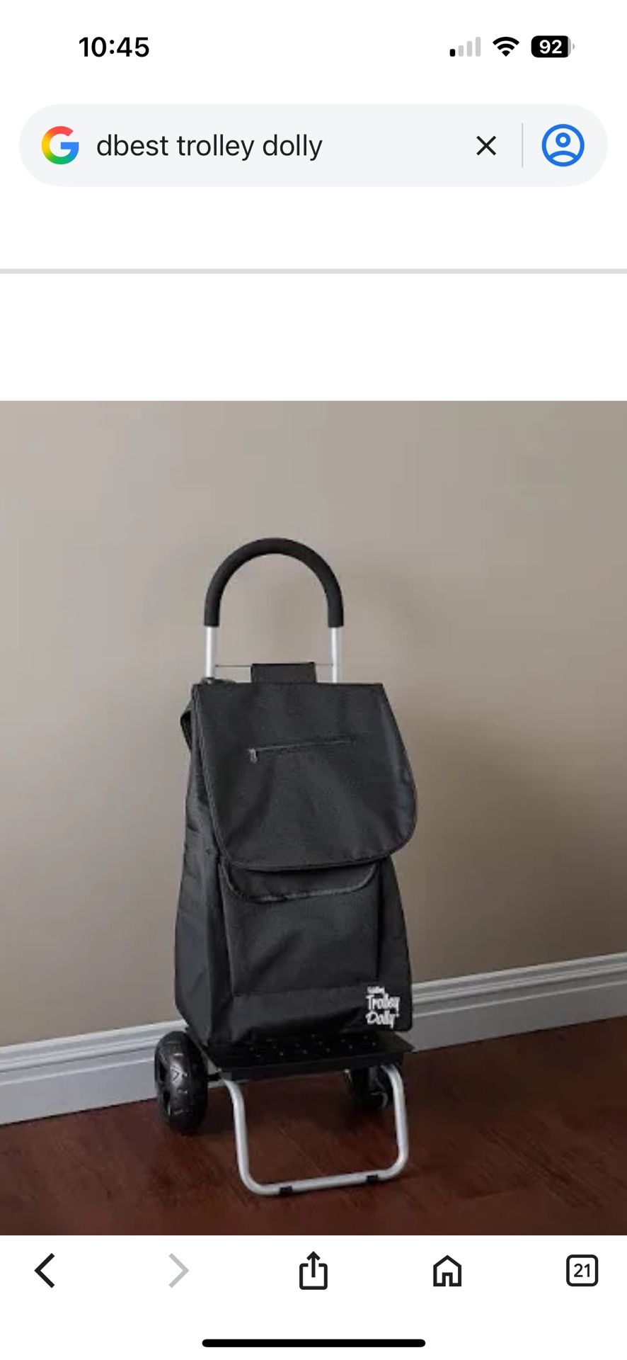 Stairclimber Trolley With Backpack