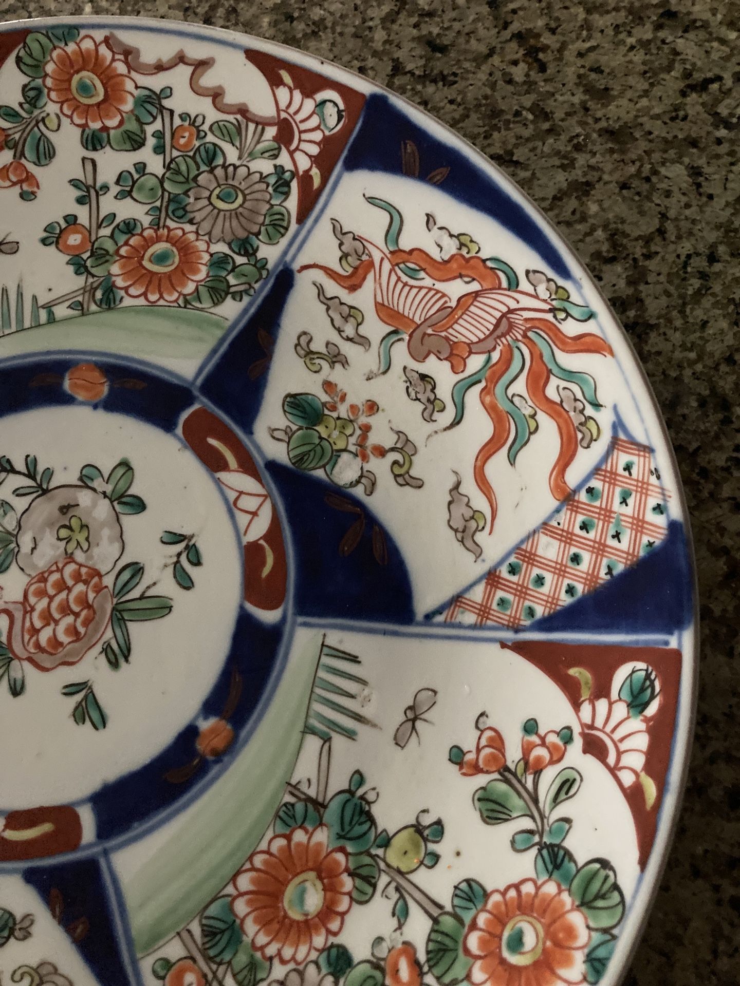 Japanese Imari Charger 14.5”