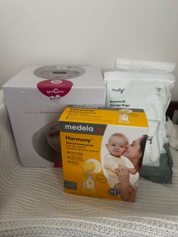 Breastfeeding bundle, pumps and bags