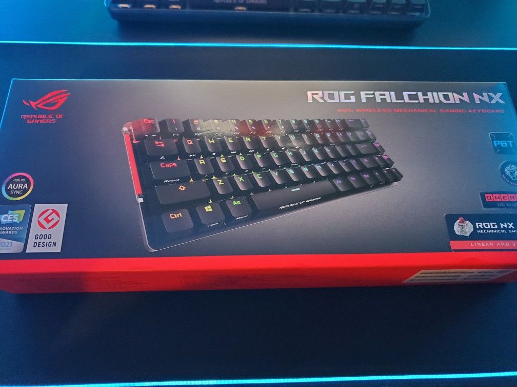ASUS ROG Falchion NX 65% Wireless RGB Gaming Mechanical Keyboard | ROG NX Red