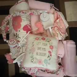 Baby Girl Crib Set