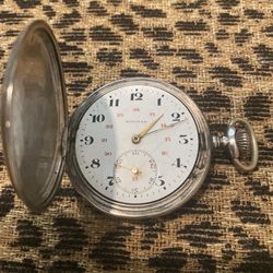 Silver Pocket Watch 