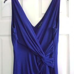 Ralph Lauren Sleeveless Cobalt Blue Dress 