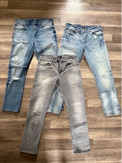 PRPS Le Sabre Slim Tapered Distressed Jeans sz 32