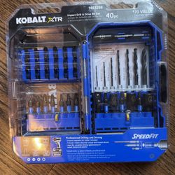 Kobalt 40 Piece Drill Screwdriver Set New Sealed