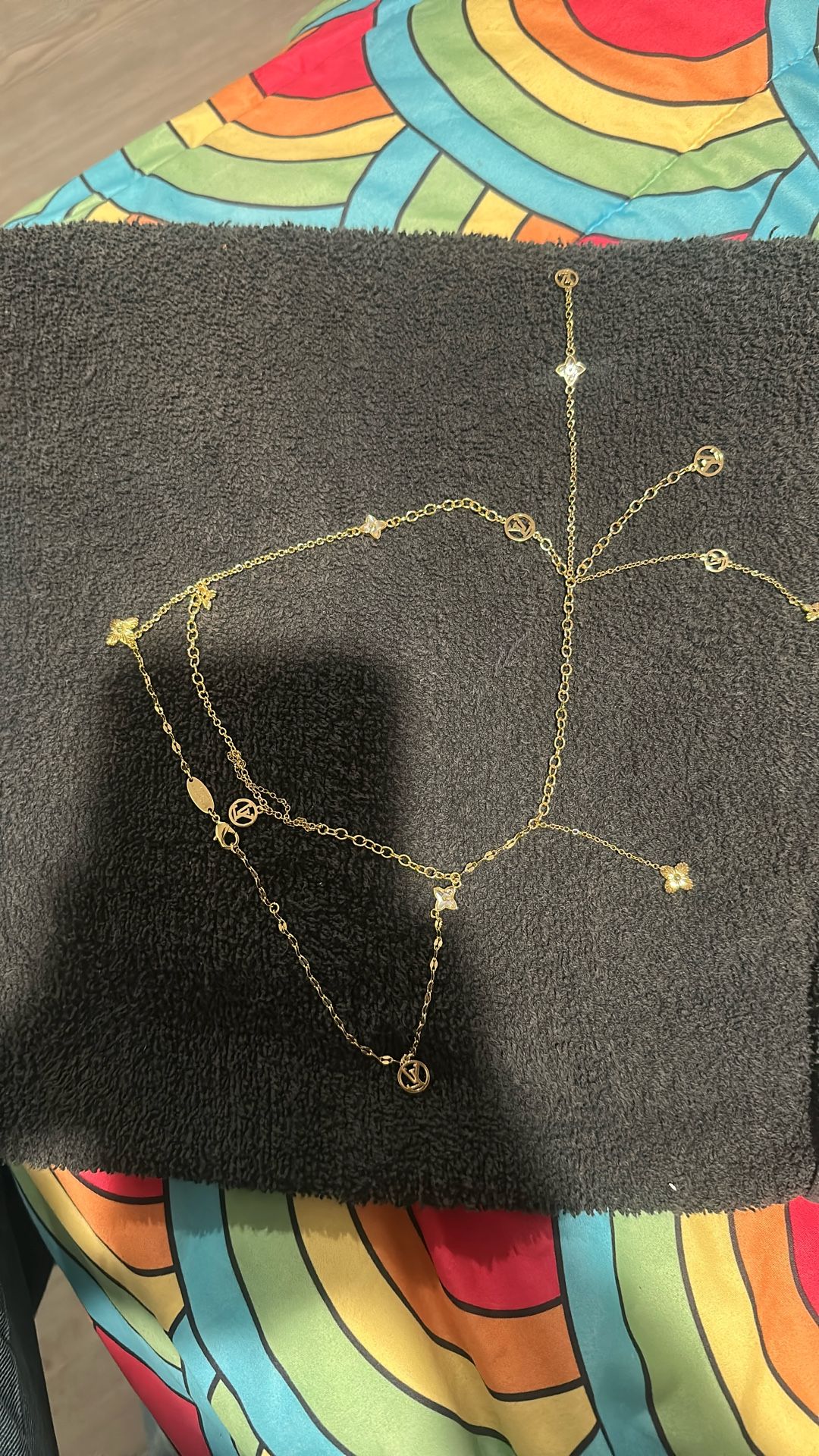 LV NECKLACES DOUBLE LAYER 
