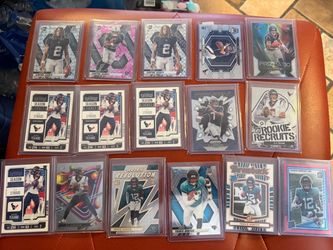 NFL Rookie card lot - stroud, jenty, hunter