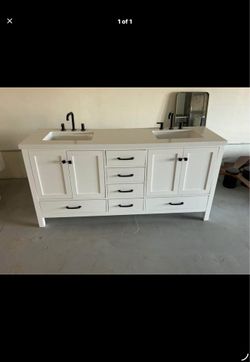 Soft Close Vanity 72 inch