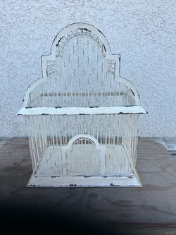 Vintage Style Metal Bird cage