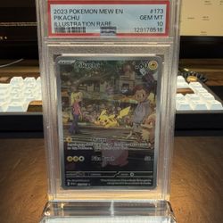 Pikachu 173 Illustration Rare PSA 10 - Pokemon 2023 SV 151