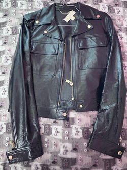 Michael Kors |Leather Jacket |Blue