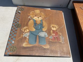 Wooden Photograph Storage Display