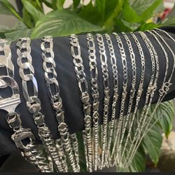 Silver Figaro Chain 8mm