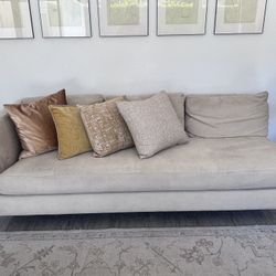 2 Identical Beige Sofas