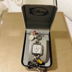 Disney Mickey Mouse Charm Bracelet Watch