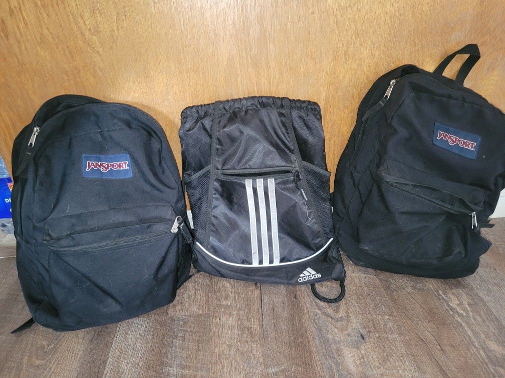 Jansport, Adidas Backpacks 