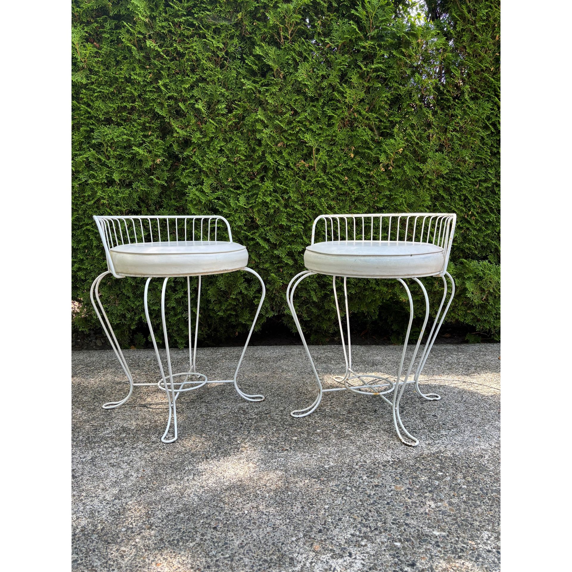 Vintage Round Patio Chairs