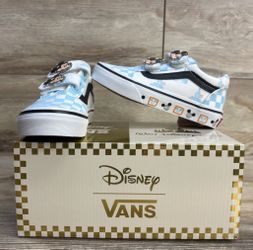 NEW Vans x Disney Mickey Mouse Old Skool V Sneakers Blue sz 11c