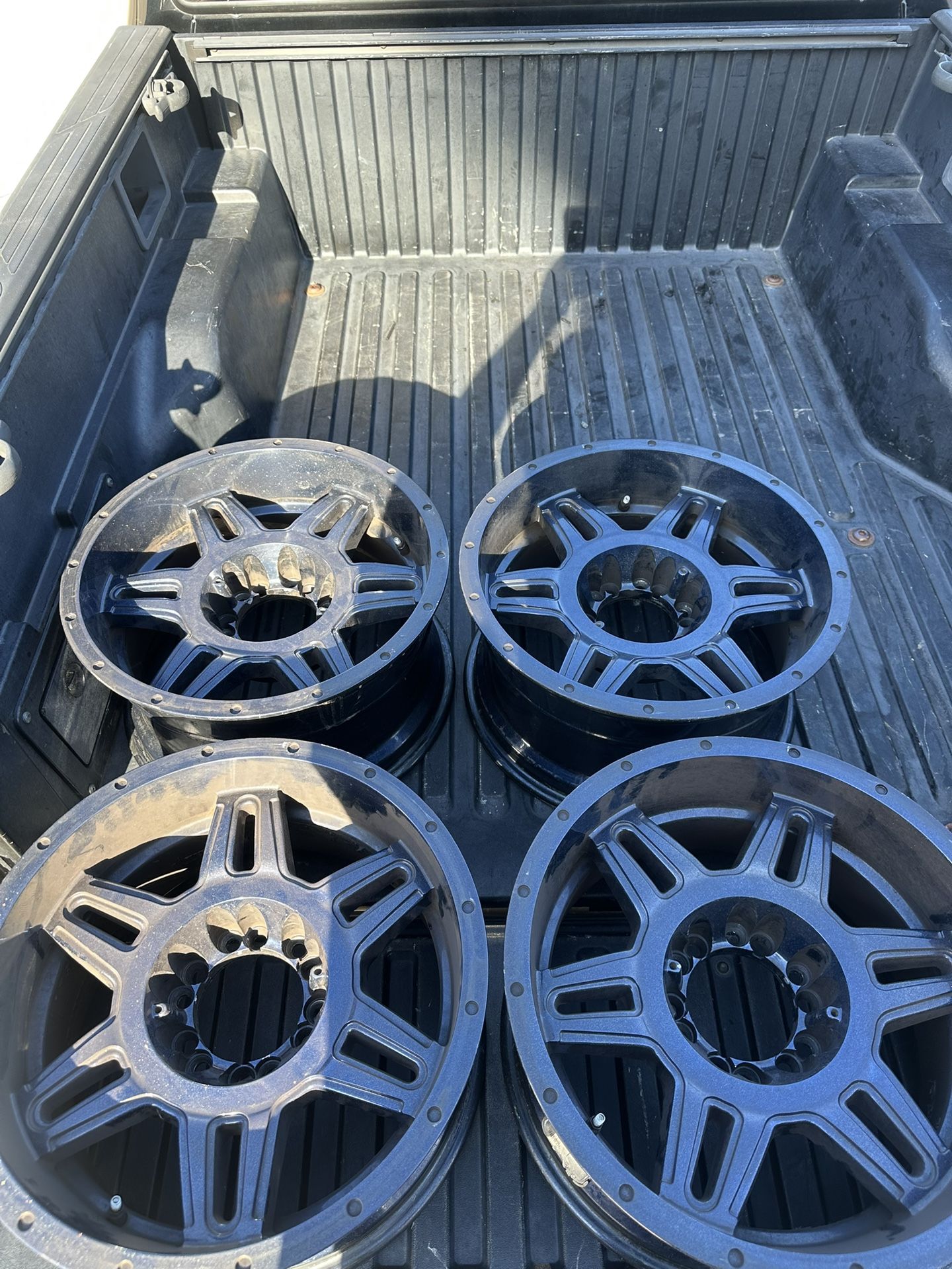 Wheels Rims 17x9 -12 Offset 6x5.5 Mag Blue