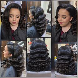 Curling.🥌 Iron.peinados.