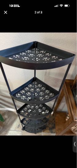 Plastic 5 tier shelf