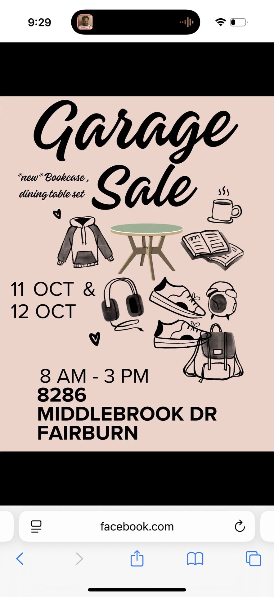 Garage sale