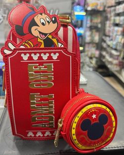 Loungefly Mickey Mouse Circus Mini Backpack Set