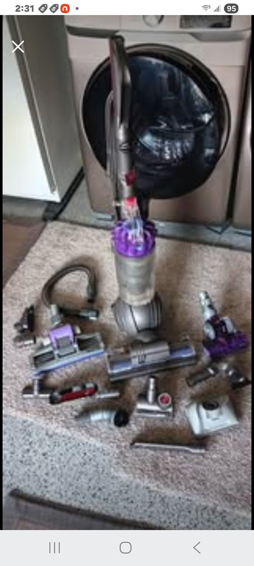 Dyson Ball Animal Origin Upright Vacuum Cleaner | Purple (OBO)