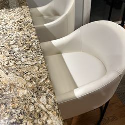  Modern 26” Counter Height Bar Stools (Set of 2) – Like New! 