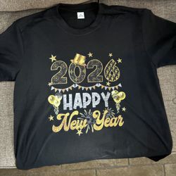 Happy New Year Shirt XL