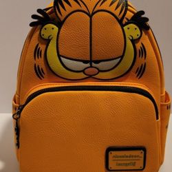 Loungefly Garfield Leather Original ((Rare)) With Fluffy Tail New With Tags Limited Edition MINT CONDITION NO FLAWS ((LAST ONE WAS MINES))