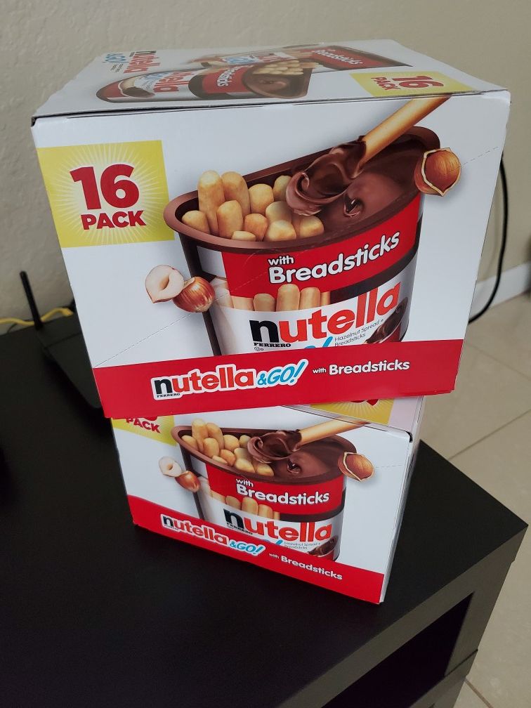 Nutella bread sticks