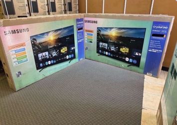 85 Samsung smart 4K HGTV 120 Hz $55 and I’m financing free delivery six month warranty