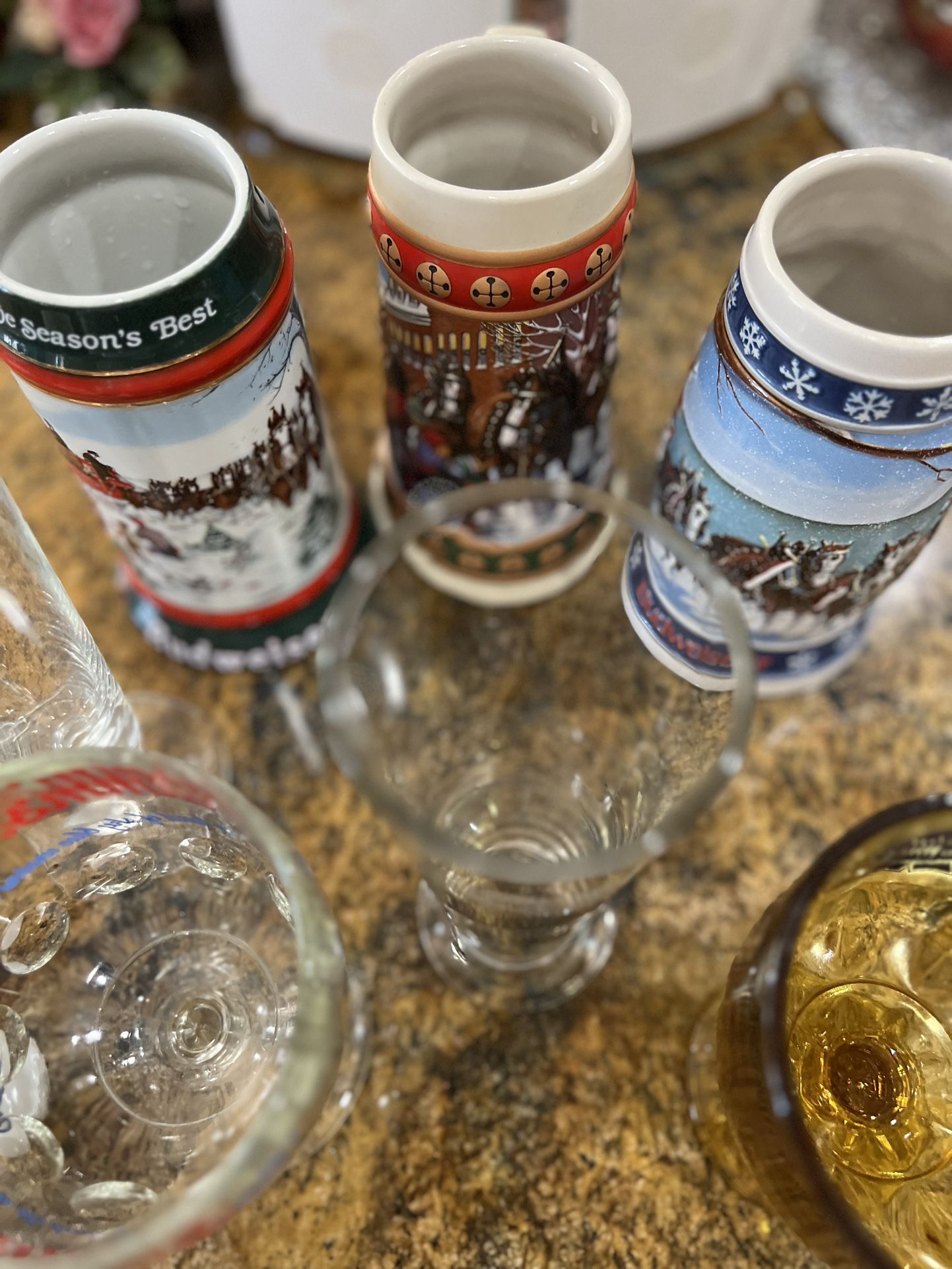 Beer, Stein, And Beer Glass Collection