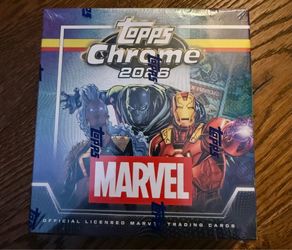 2026 Topps Chrome Marvel Mega Box – Factory Sealed