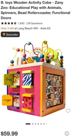 Zany Zoo - Kids Activity Cube