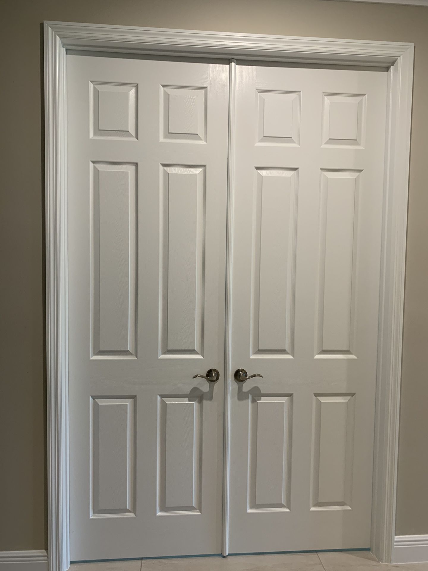Double doors 30x96