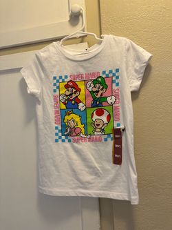 Super Mario Tshirt Little Girls Size 6/7