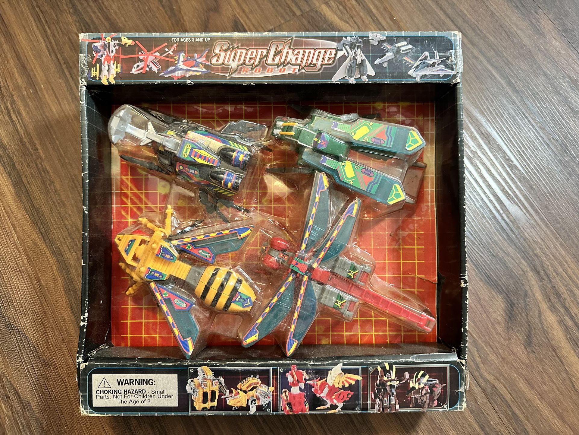 Factory Sealed Vintage Original Super Change Insects Transformers Action Figure